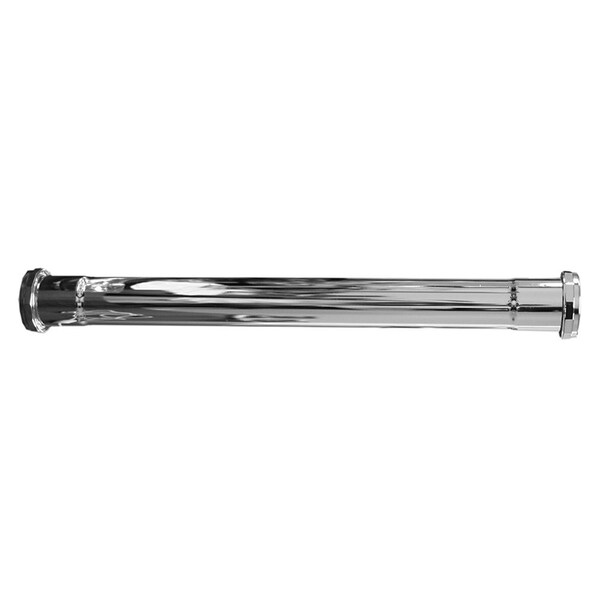 Jones Stephens 1-1/4in. x 16in. Chrome Plated Brass Double Slip Joint Extension Tube 22 Gauge P38162 - main